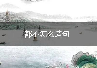 都不怎么造句