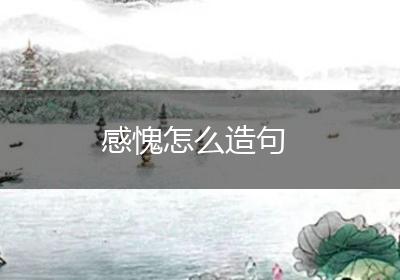 感愧怎么造句