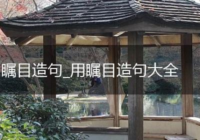 瞩目造句_用瞩目造句大全