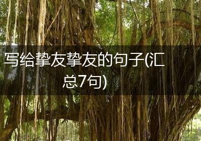 写给挚友挚友的句子(汇总7句)