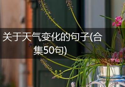关于天气变化的句子(合集50句)