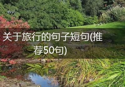 关于旅行的句子短句(推荐50句)