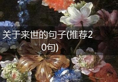 关于来世的句子(推荐20句)