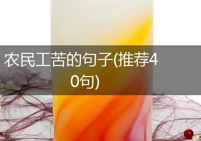 农民工苦的句子(推荐40句)