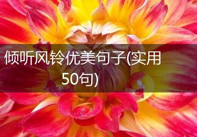 倾听风铃优美句子(实用50句)