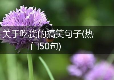 关于吃货的搞笑句子(热门50句)