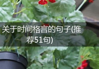 关于时间格言的句子(推荐51句)