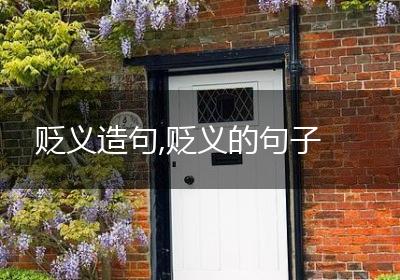 贬义造句,贬义的句子