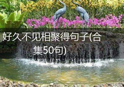 好久不见相聚得句子(合集50句)