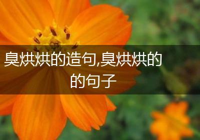 臭烘烘的造句,臭烘烘的的句子