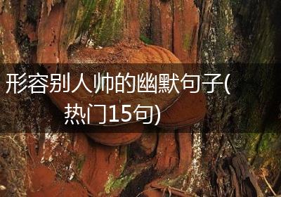 形容别人帅的幽默句子(热门15句)