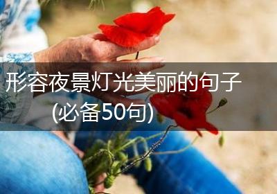 形容夜景灯光美丽的句子(必备50句)