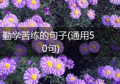 勤学苦练的句子(通用50句)