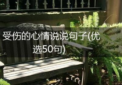 受伤的心情说说句子(优选50句)