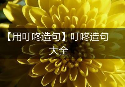 【用叮咚造句】叮咚造句大全