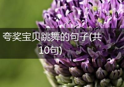 夸奖宝贝跳舞的句子(共10句)