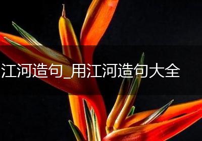 江河造句_用江河造句大全