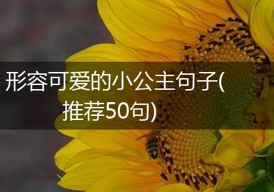 形容可爱的小公主句子(推荐50句)