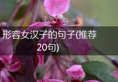 形容女汉子的句子(推荐20句)