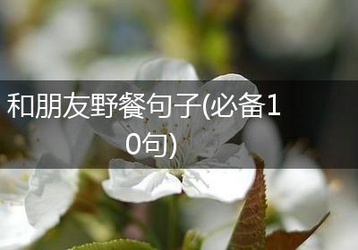 和朋友野餐句子(必备10句)