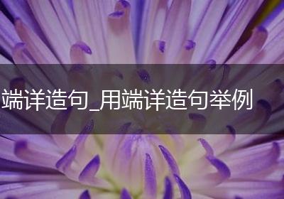 端详造句_用端详造句举例
