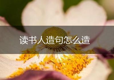 读书人造句怎么造