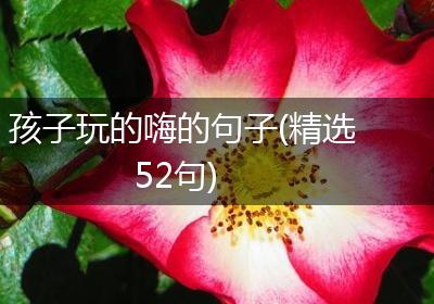 孩子玩的嗨的句子(精选52句)