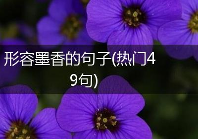 形容墨香的句子(热门49句)
