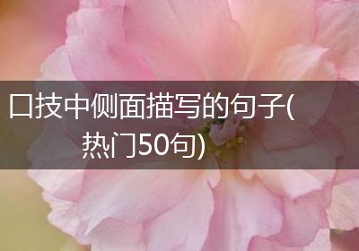 口技中侧面描写的句子(热门50句)