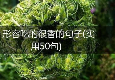形容吃的很香的句子(实用50句)