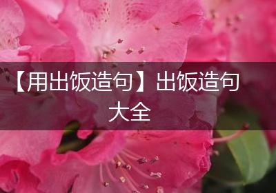 【用出饭造句】出饭造句大全