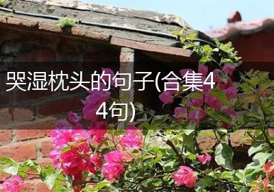 哭湿枕头的句子(合集44句)