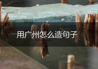 用广州怎么造句子