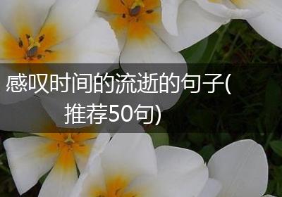 感叹时间的流逝的句子(推荐50句)