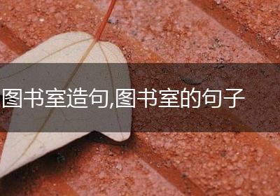 图书室造句,图书室的句子