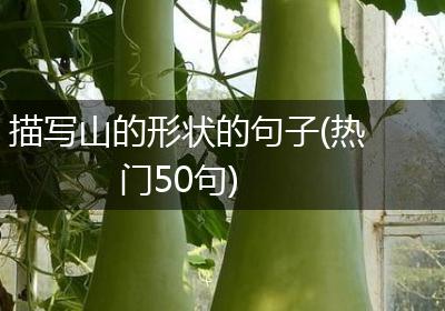 描写山的形状的句子(热门50句)