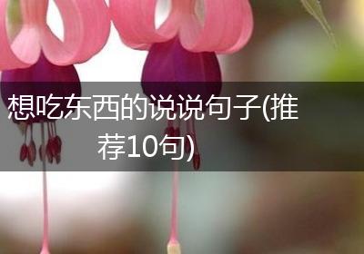 想吃东西的说说句子(推荐10句)