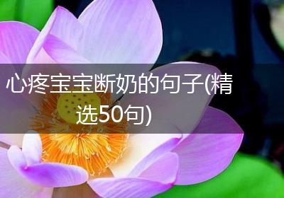 心疼宝宝断奶的句子(精选50句)
