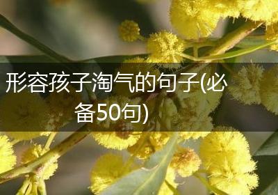 形容孩子淘气的句子(必备50句)