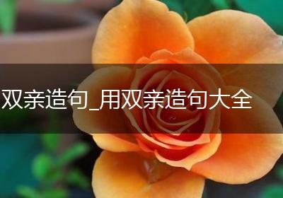 双亲造句_用双亲造句大全
