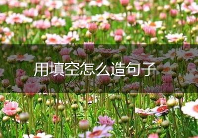 用填空怎么造句子