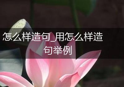 怎么样造句_用怎么样造句举例