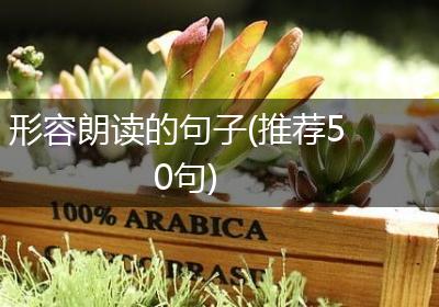 形容朗读的句子(推荐50句)