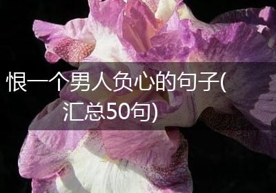 恨一个男人负心的句子(汇总50句)