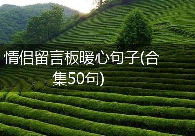 情侣留言板暖心句子(合集50句)