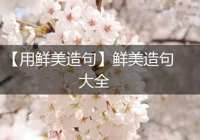 【用鲜美造句】鲜美造句大全