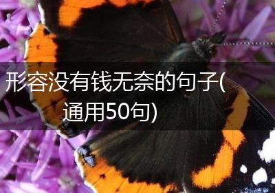 形容没有钱无奈的句子(通用50句)