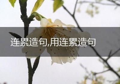 连累造句,用连累造句