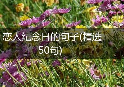 恋人纪念日的句子(精选50句)
