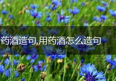 药酒造句,用药酒怎么造句